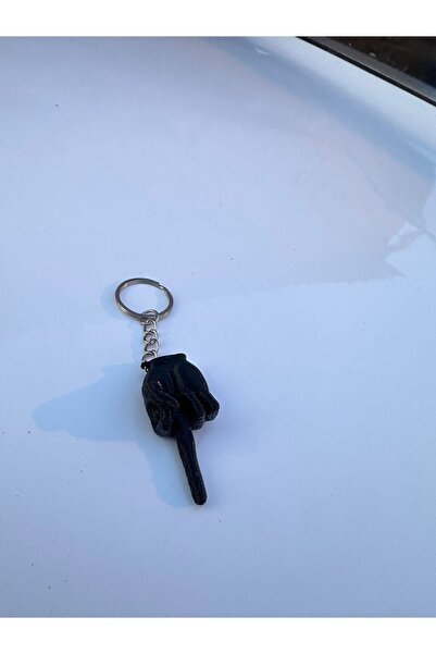 as garaj Середній палець фігурний брелок чорний