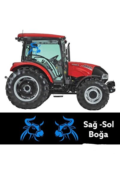 EYBA STİCKER Türk boğası traktör boğa sticker yan kapı case tümosan massey Er...