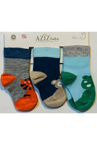 Aziz Bebe 9-Piece Eco 12th Set Boy Socks