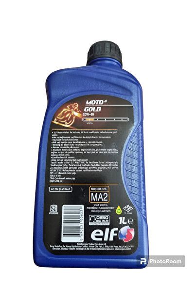 ELF Moto Gold 20w40 4T 1Lt Yağ