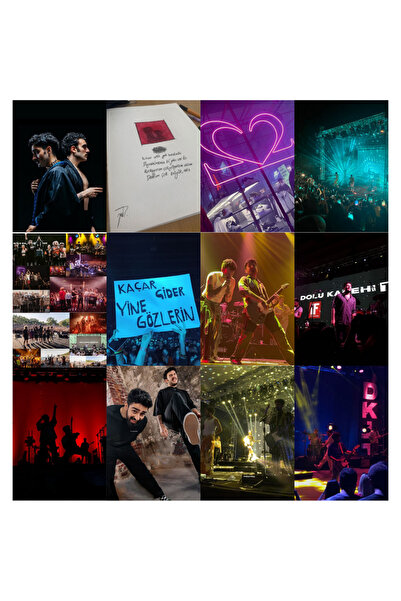 Ororabutik Αφίσα Rock Pop Indie - Σετ χαρτιού με γεμάτο ποτήρι Keep It Upside...