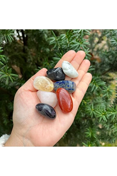 Gepstone 7 Çakra Tamburlanmış Doğal Taş