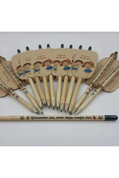 Wi Fro KARNE HEDİYESİ 1 ADET TOHUMLU BASKILI KURŞUN KALEM