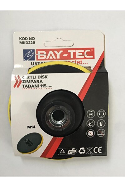Baytec BAY-TEC CIRTLI DİSK ZIMPARA TABANI 115mm
