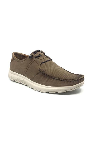 Taşpınar Ayakkabı Τριπλά 100% Nubuck Leather Summer Full Rok Sports Ανδρικά Ορθοπεδικά Άνετα Παπούτσια 40-44