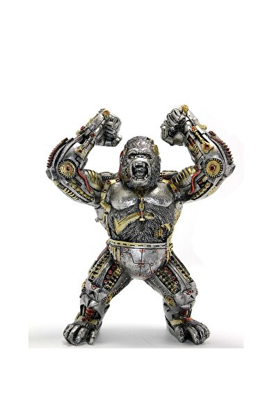 hediyeconcepti Steampunk Polyester King Kong Heykeli TV Kabine Masaüstü Ofis ...