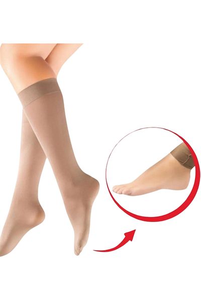 TrendCorap 3 Pairs of Openable Toe Multi-Purpose Practical Ablution Knee Socks