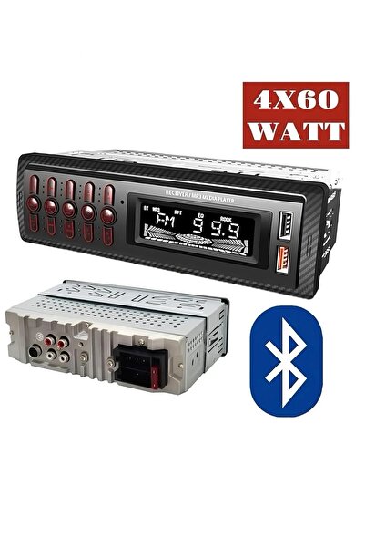 AGUILAS Hızlı Şarj Çift Usb Bluetooth’lu Araba Radyo Çift Amfi Çıkışlı 4x60 W...