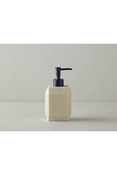 English Home Μπεζ Σετ Μπάνιου 3 - 17,5x11x18 cm Μπεζ Πλαστικό