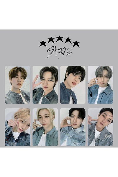Kpop Dünyasi STRAY KIDS '' 5 Star '' Photocards POB 4