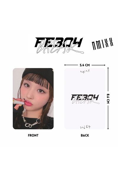 Kpop Dünyasi NMIXX '' Fe3O4: BREAK'' PC Set POB 2