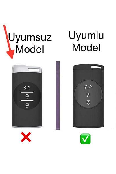 ŞENYILDIZ AKSESUAR Chery Tiggo 7 Arrizo 5 Key Case Black-Gold Please Pay Attention to the 2nd Picture and Make a Key Assignment