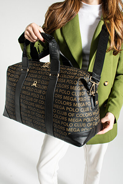 MEGA ÇANTA MEGA POLO Siyah Unısex El Valizi Ve Spor Çantası
