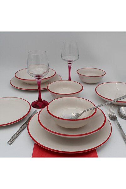 Arna Porselen Carmen 8 Parça 2 Kişilik Yemek Takımı