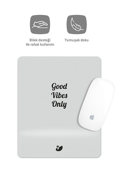 Mincanas Rectangular Mouse Pad with Wrist Support