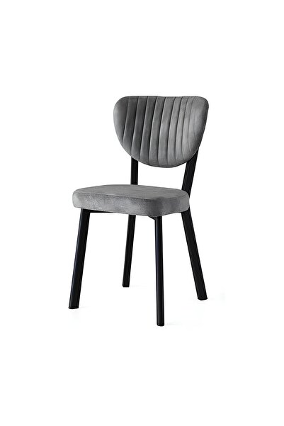 yılmaz masacılık ELMA SİYAH AYAKLI METAL MUTFAK SANDALYESİ