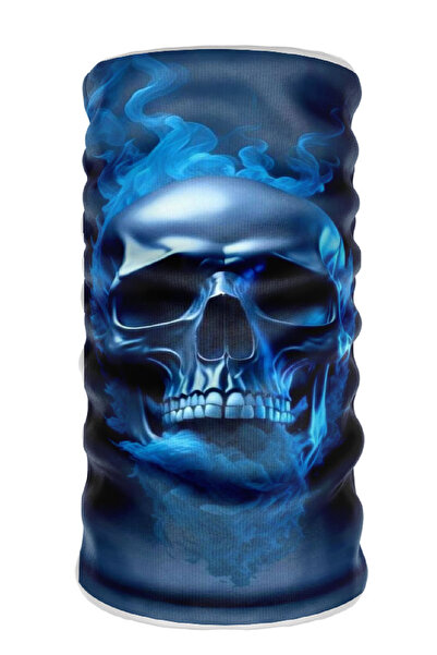 Bebo Store باندانا منقوشة برقبة على شكل برتقالي من أجل مستخدمي الدراجات النار...