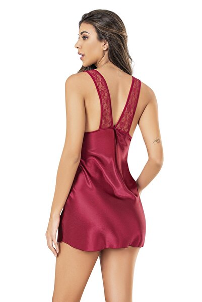 GBMOTION GBMOTİON Premium Bordo Gecelik Model 416