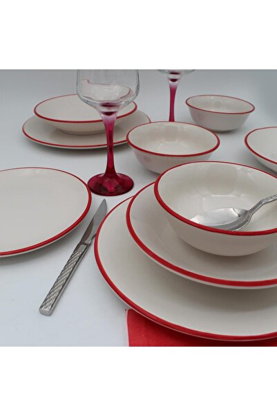 Arna Porselen Carmen 24 Parça 6 Kişilik Yemek Takımı