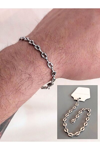 TÜKKAN ACCESSORİES GEMİCİ MODEL 316L CERRAHİ ÇELİK ZİNCİR ÇELİK BİLEKLİK-ÇEBİL41