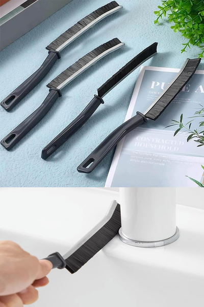 SİHİRLİ MOP Detailed Cleaning Brush Fine Joint Brush Fine Detail Oval Brush 2 Pcs