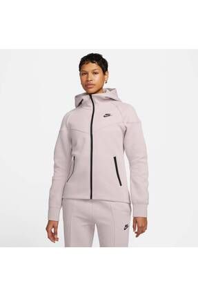 Nike Sportswear Tech Fleece Kad n Pudra Renk Gunluk Stil Sweatshirt Fiyat Yorumlar Trendyol