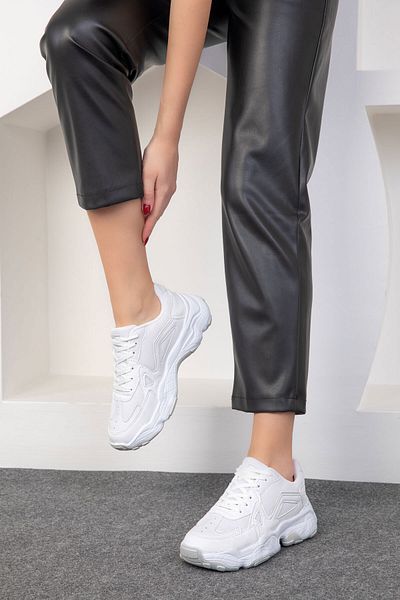 SOHO Weiße Damen Sneakers 18148