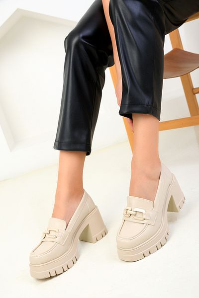 SOHO Beige Women's Casual Shoes 18597