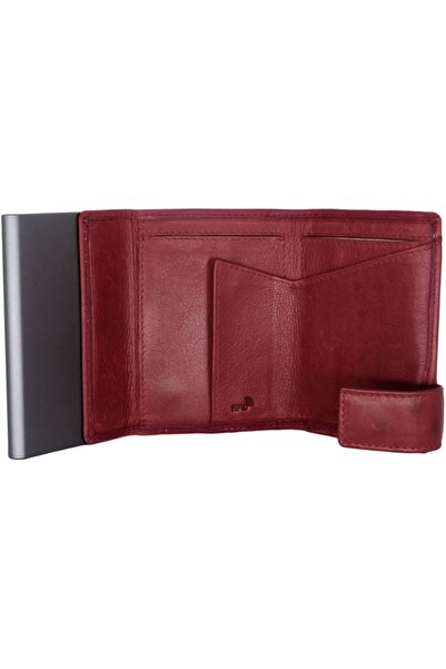 SecWal 2 Kreditkartenetui Geldbörse RFID Leder 9 cm