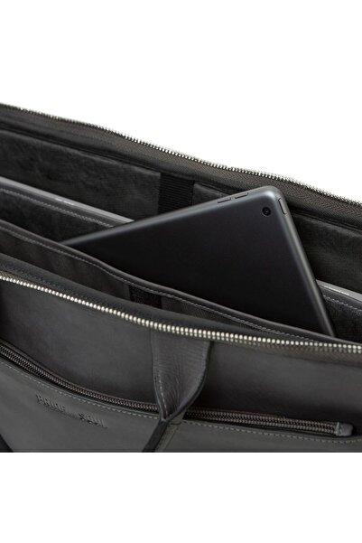 Pride and Soul 39 cm Leder Aktentasche - Gesicht Computer Fach