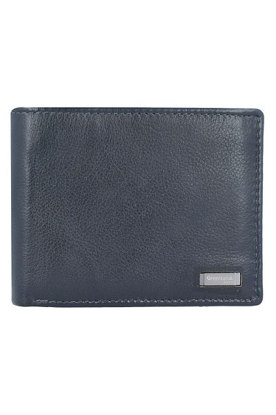Greenland Nature Black Nappa wallet RFID leather 12 cm