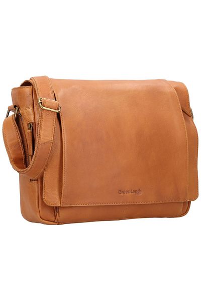 Greenland Nature Nature Messenger Leder 39 cm Dizüstü Bilgisayar Fach