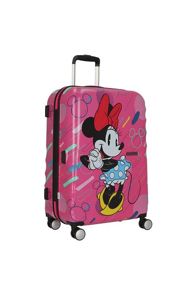 American Tourister حقيبة سفر ديزني ويف بريكر هارد سبينر متوسطة الحجم 67 سم ميني فيوتشر بوب