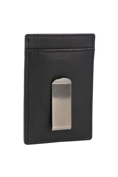 Police PT389-08536 Credit card case leather 7 cm with money clip