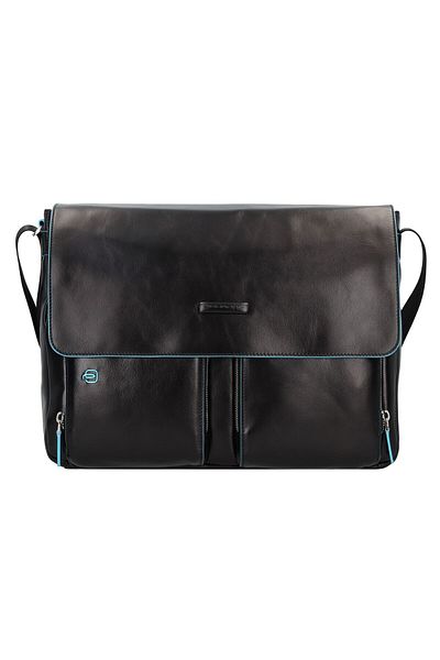 PIQUADRO Blue Square Messenger Leder 37 cm Laptopfach