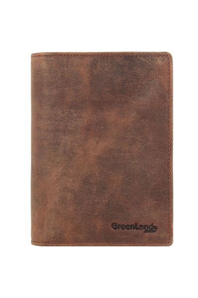 Greenland Nature Montenegro passport case RFID leather 12 cm