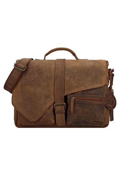 Greenland Nature Montenegro Aktentasche Leder 37 cm