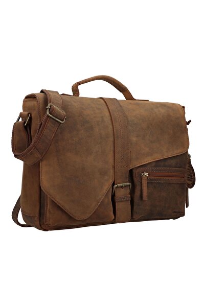 Greenland Nature Montenegro Aktentasche Leder 37 cm