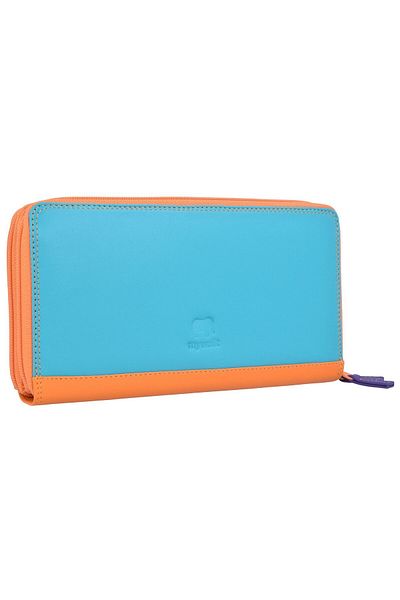 Mywalit Mittlere dreifach gefaltete Geldbörse I Leder 14 cm