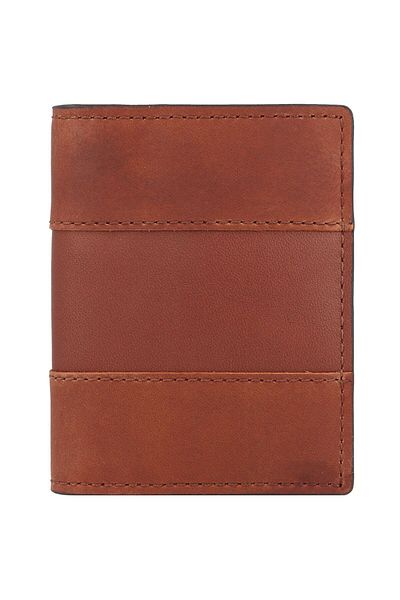 Fossil Everett Leder-Kreditkarte – 10 cm