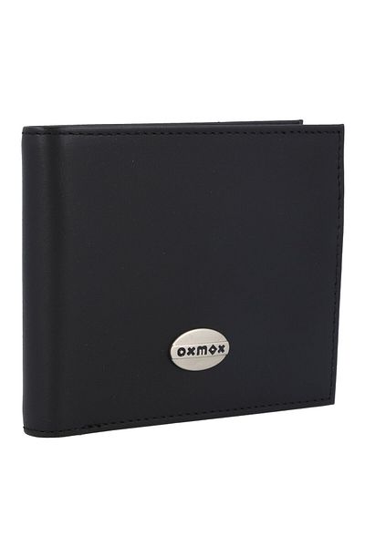 oxmox Leather Wallet RFID protection Leather 12 cm