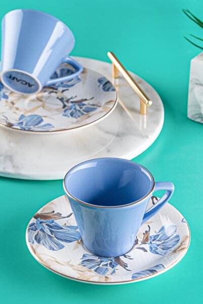 ACAR Amanda 6 Kişilik 12 Parça Çay Seti - 180 ml