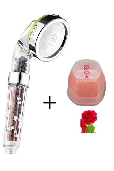 mak supply Duş Başlığı Ve C Vitamini Gül Kokulu Duş Başlığın Yedek Kartuşu 2l...