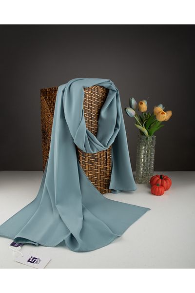 Scarf Şal de mătase Medina - Ice Blue -