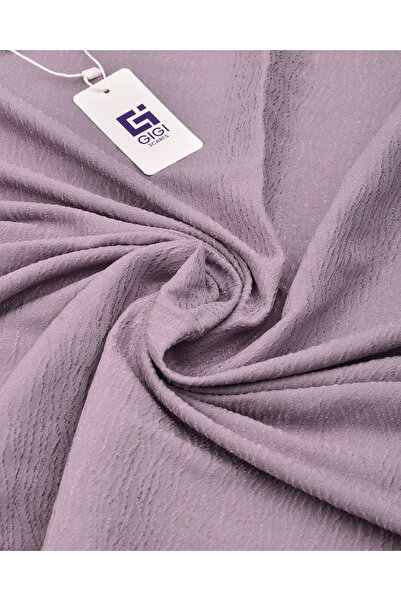 Scarf Jakarlı Ağaç Kabuğu Koton Şal - Sirke -