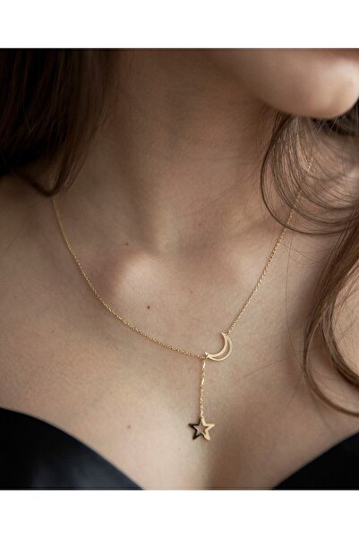 Goldstation 14 Ayar Altın Kolye