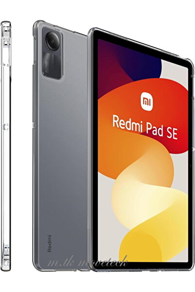 m.tk moveteck Xiaomi Redmi Pad Se 11 Inç Kılıf Şeffaf Köşe Darbe Korumalı Dayanıklı Armor Zırh Anti Shock Tablet