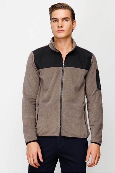 İgs ΑΝΔΡΙΚΟ A.ΚΑΦΕ STANDARD FULL FERMOAR FLEECE