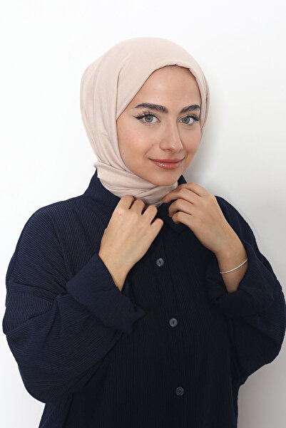 Mizge Scarf Pamuk Kraş Şal Cappuccino