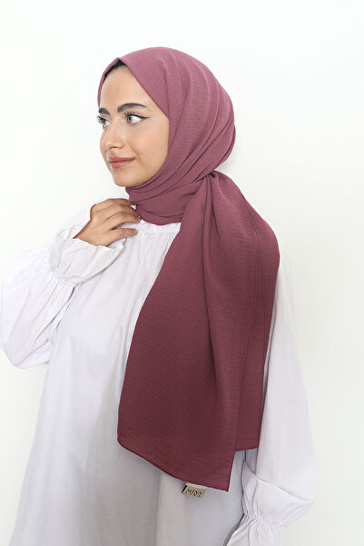 Mizge Scarf Pamuk Aerobin Şal Menekşe